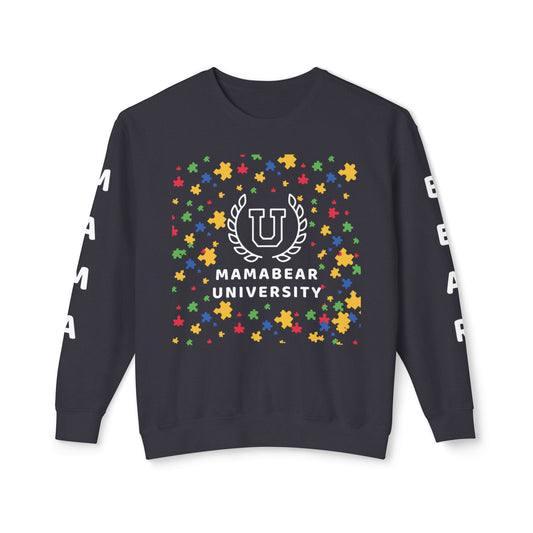 Mama bear University Lightweight Crewneck Sweatshirt