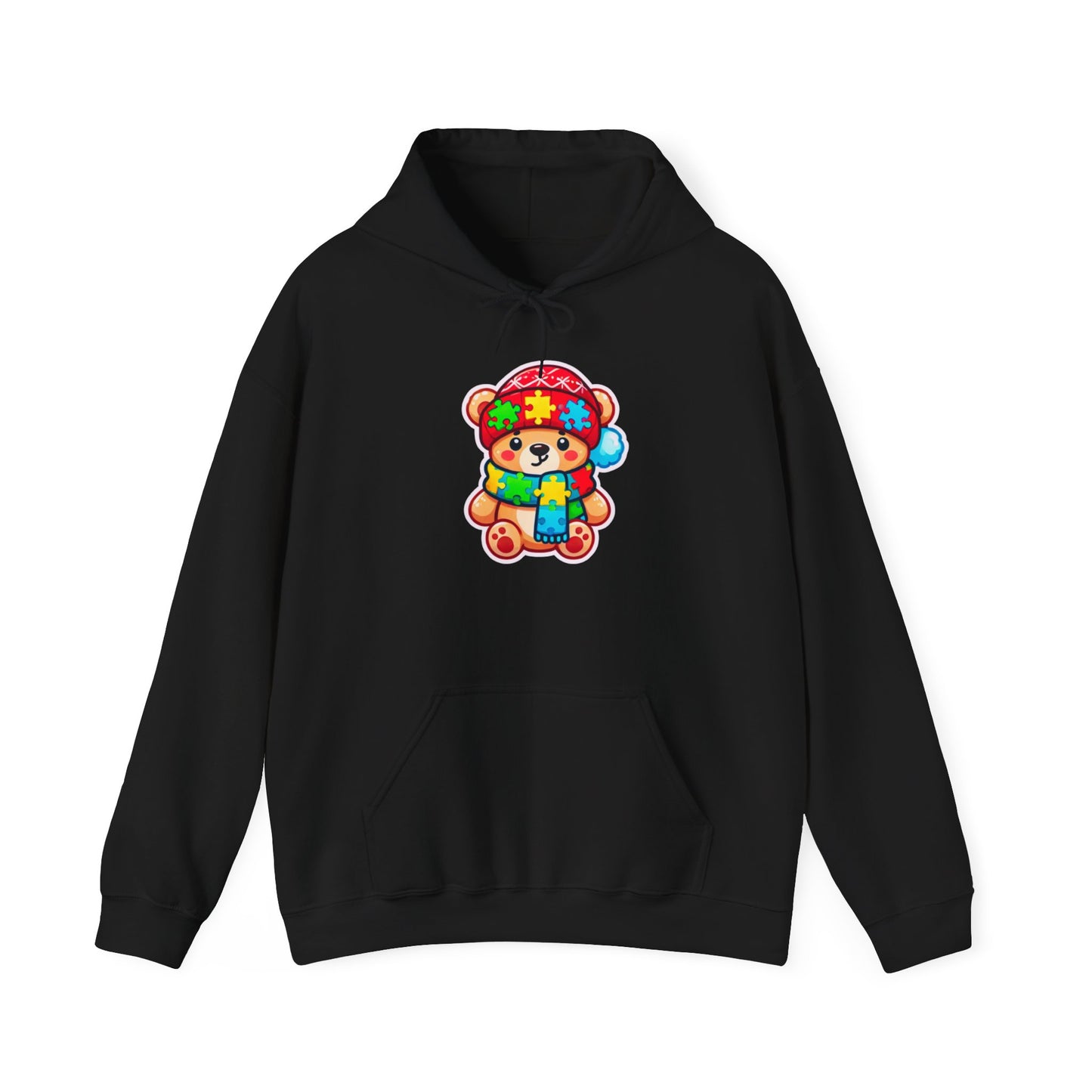 Unisex  Holiday Teddy Autism Hoodie