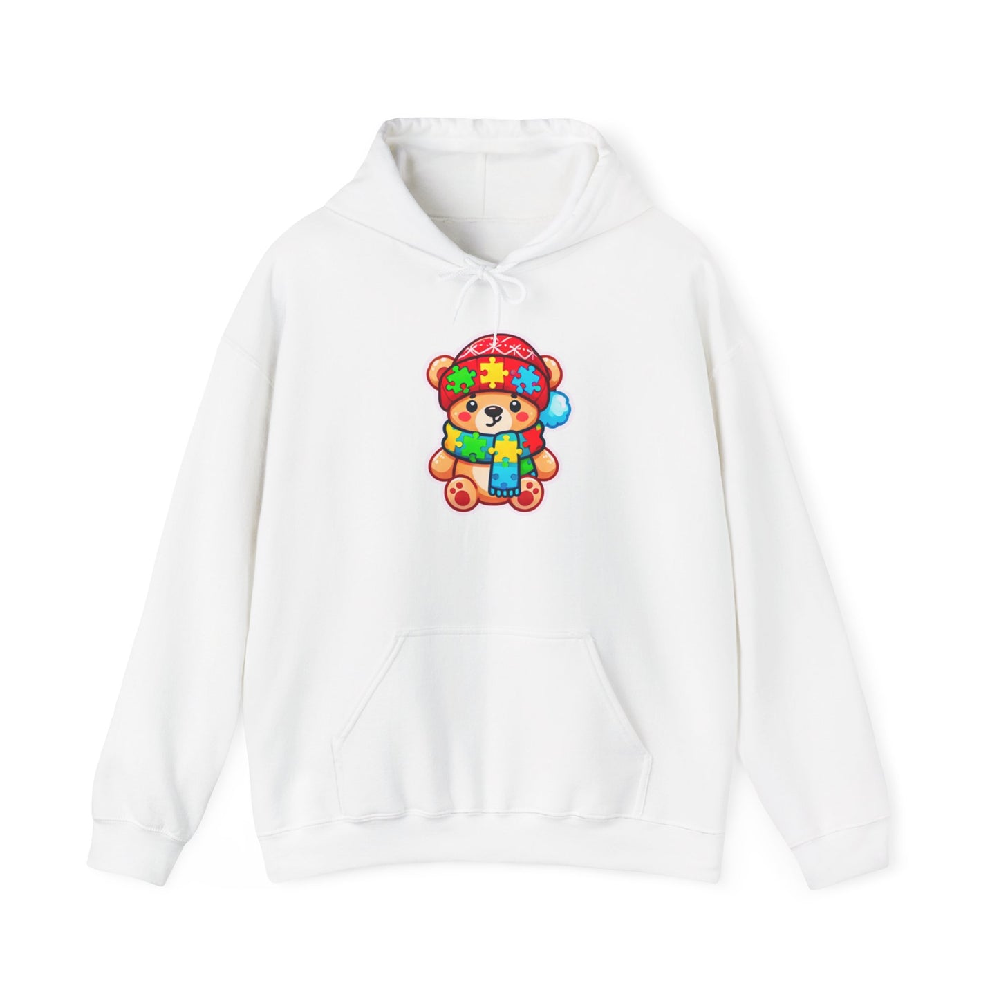 Unisex  Holiday Teddy Autism Hoodie