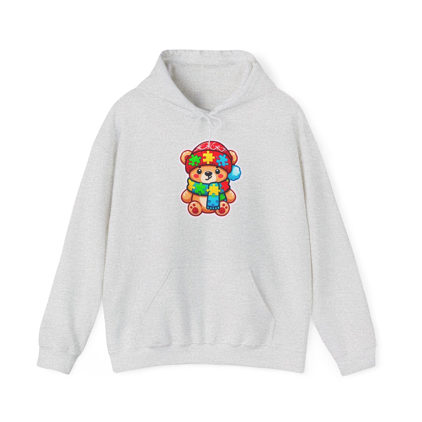 Unisex  Holiday Teddy Autism Hoodie