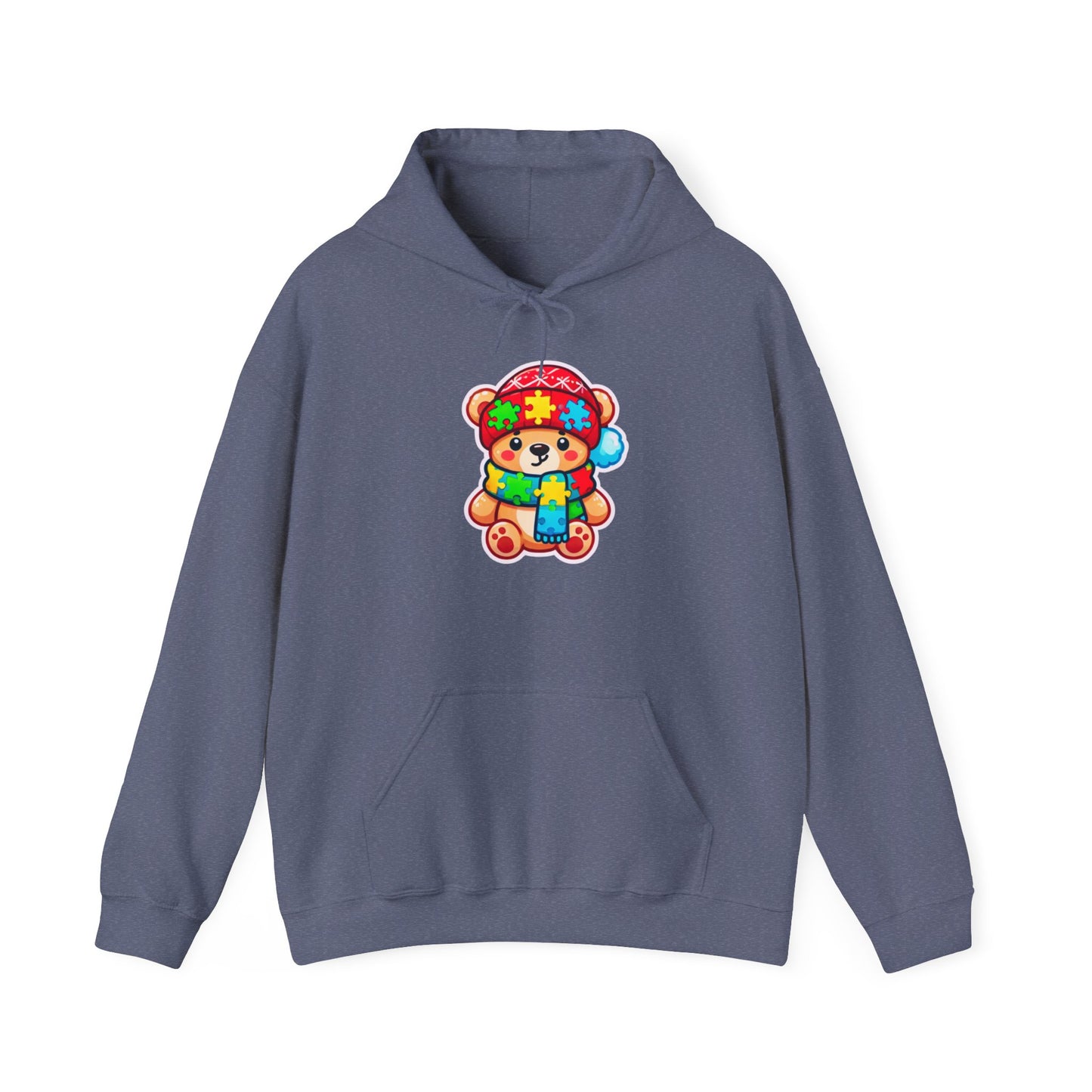 Unisex  Holiday Teddy Autism Hoodie