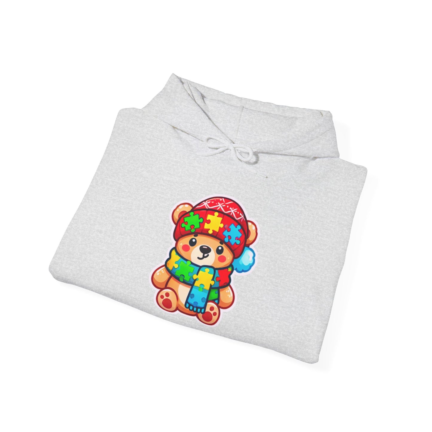 Unisex  Holiday Teddy Autism Hoodie