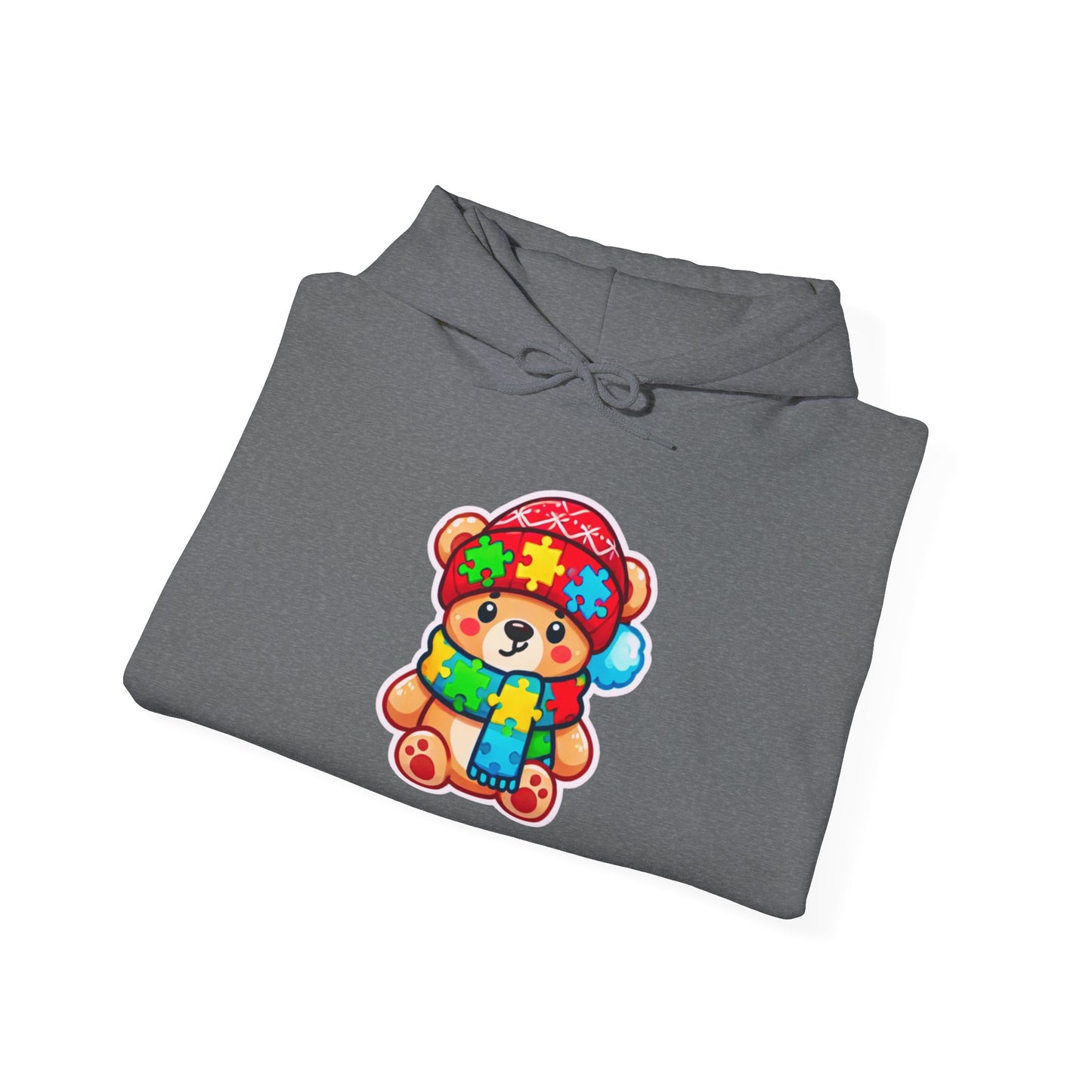 Unisex  Holiday Teddy Autism Hoodie