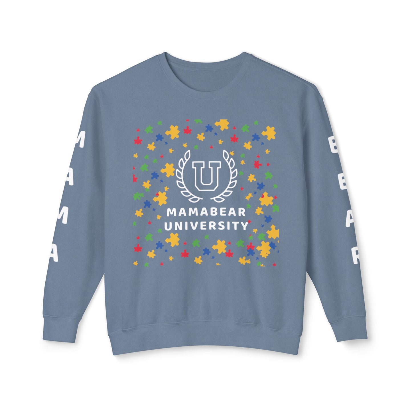 Mama bear University Lightweight Crewneck Sweatshirt